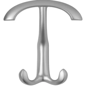 Appendiabiti moderni da parete Novecento 43075 Metalstyle cromo opaco 5361 Must-Have